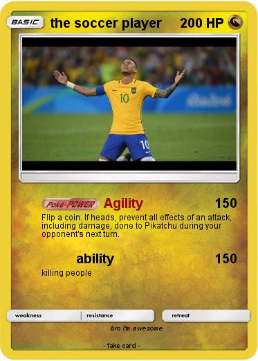 Pokemon the soccer player