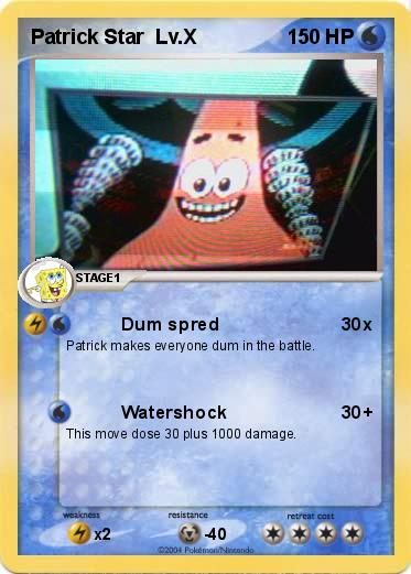 Pokemon Patrick Star  Lv.X