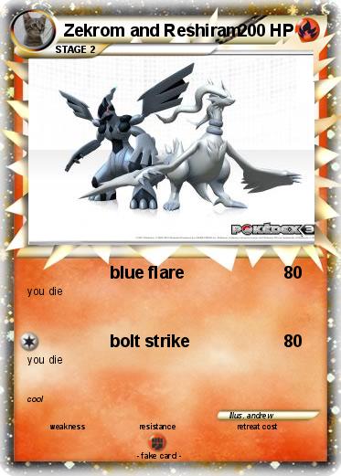 Pokemon Zekrom and Reshiram