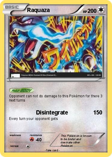 Pokemon Raquaza