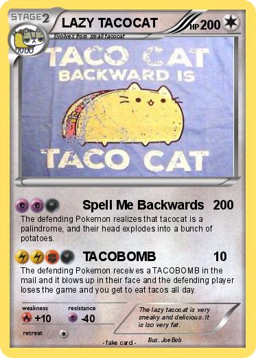 Pokemon LAZY TACOCAT
