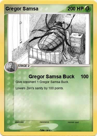 Pokemon Gregor Samsa