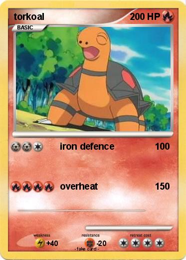 Pokemon torkoal