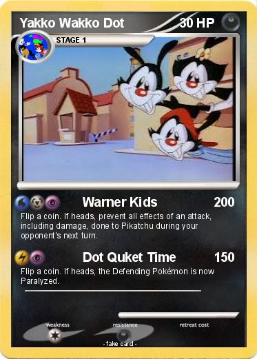 Pokemon Yakko Wakko Dot