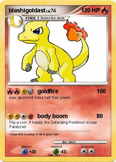 Pokemon blashigoldast