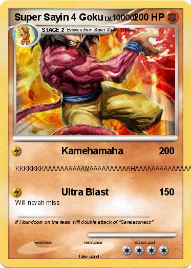 Pokemon Super Sayin 4 Goku
