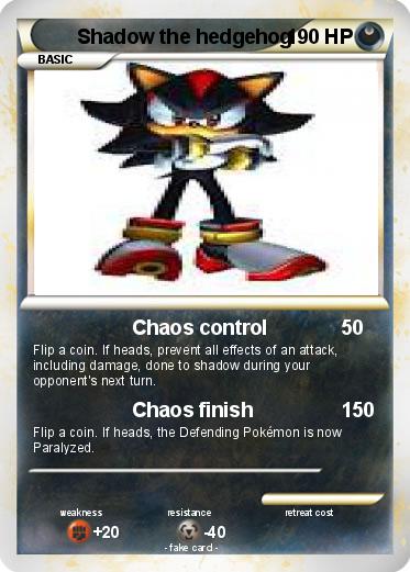 Pokemon Shadow the hedgehog