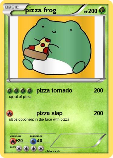 Pokemon pizza frog
