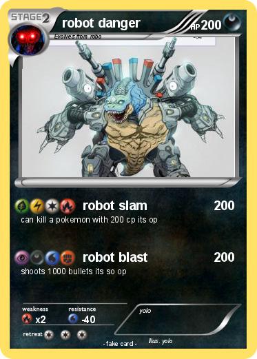 Pokemon robot danger