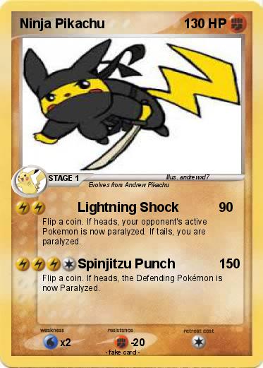 Pokemon Ninja Pikachu
