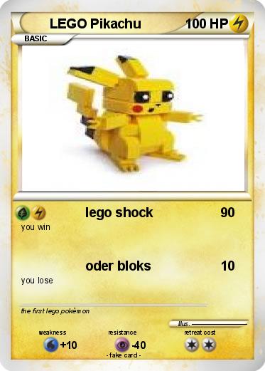 Pokemon LEGO Pikachu
