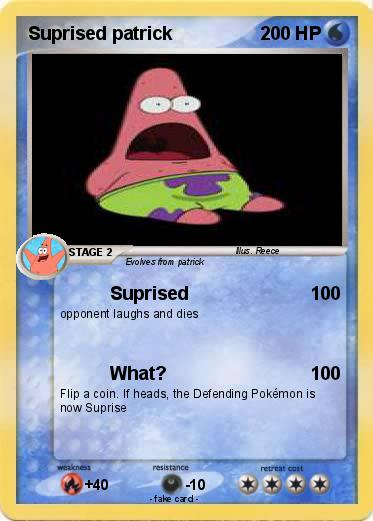 Pokemon Suprised patrick