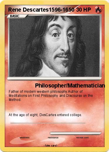 Pokemon Rene Descartes1596-1650