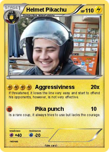 Pokemon Helmet Pikachu