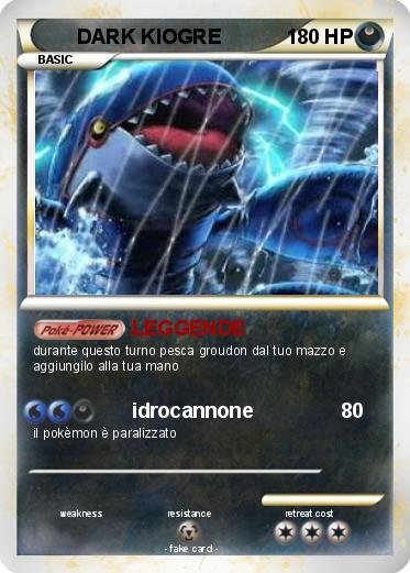 Pokemon DARK KIOGRE