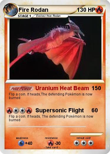 Pokemon Fire Rodan