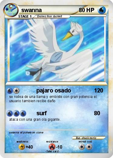 Pokemon swanna