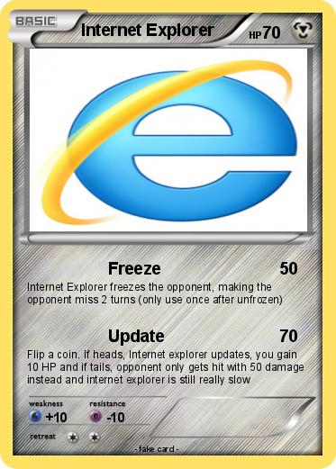 Pokemon Internet Explorer