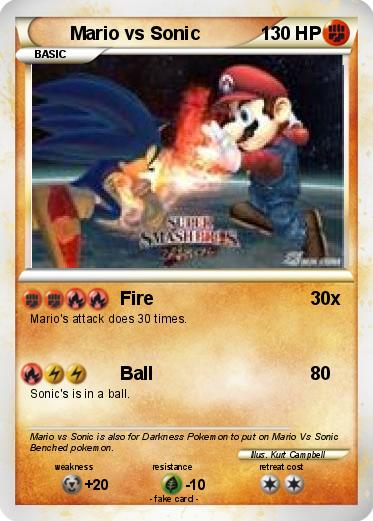 Pokemon Mario vs Sonic