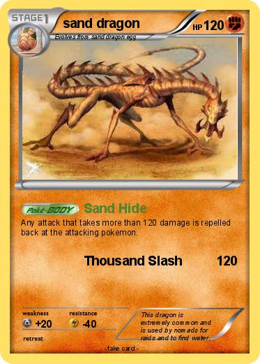 Pokemon sand dragon