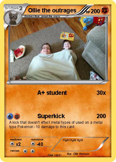 Pokemon Ollie the outrages