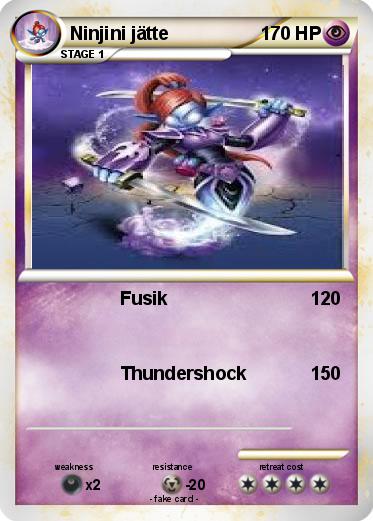 Pokemon Ninjini jätte