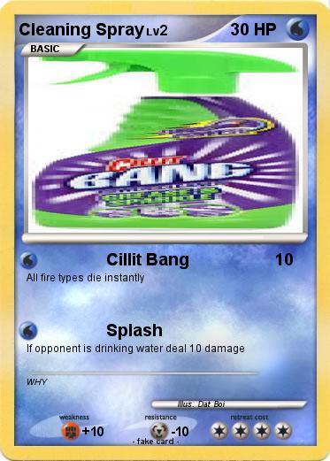 Pokemon Cleaning Spray