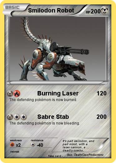Pokemon Smilodon Robot Pokemon Smilodon Robot