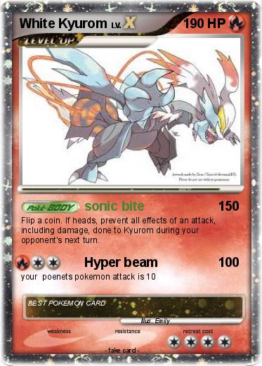 Pokemon White Kyurom