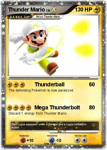 Pokemon Thunder Mario