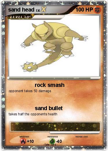 Pokemon sand head