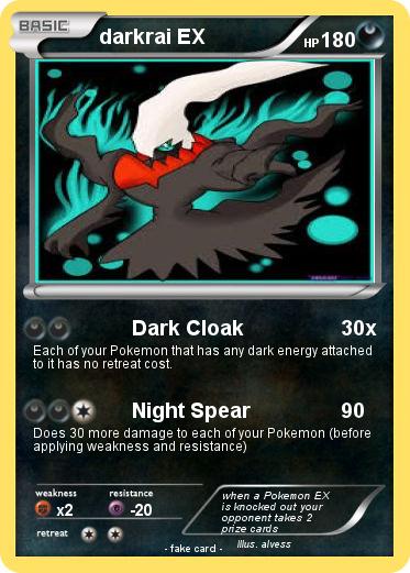 Pokemon darkrai EX