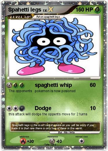 Pokemon Spahetti legs