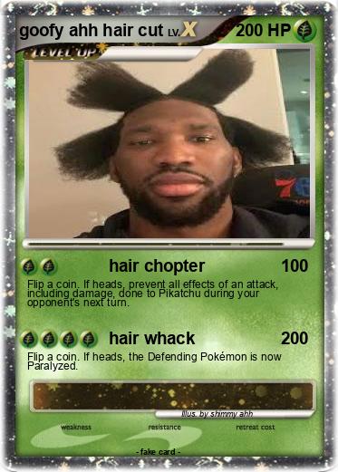 Pokemon goofy ahh hair cut