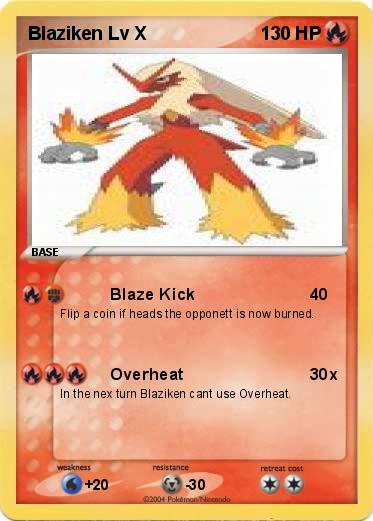 Pokemon Blaziken Lv X