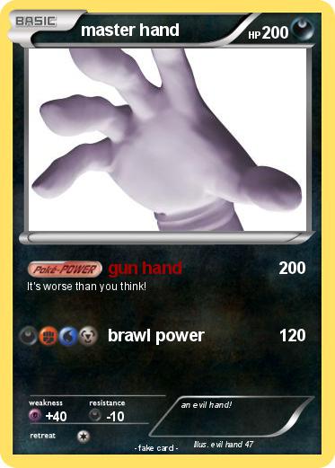 Pokemon master hand