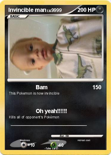 Pokemon Invincible man