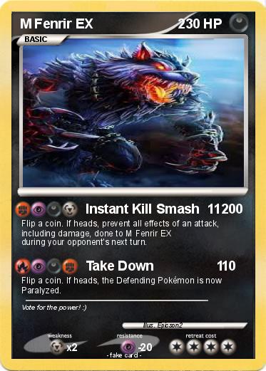 Pokemon M Fenrir EX                       2