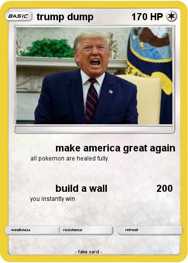 Pokemon trump dump