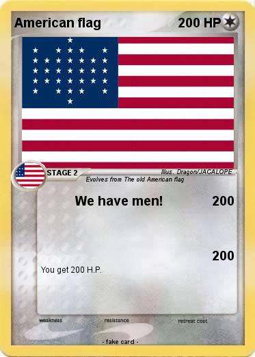 Pokemon American flag