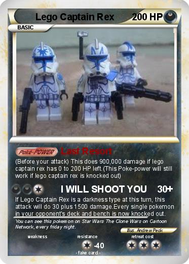 Pokemon Lego Captain Rex