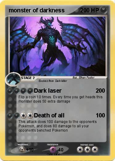 Pokemon monster of darkness