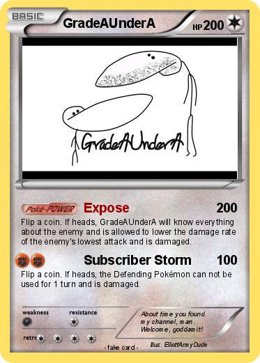 Pokemon GradeAUnderA