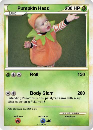 Pokemon Pumpkin Head