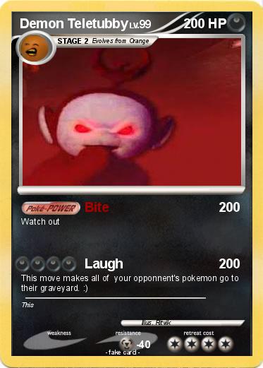 Pokemon Demon Teletubby
