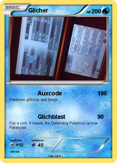 Pokemon Glicher