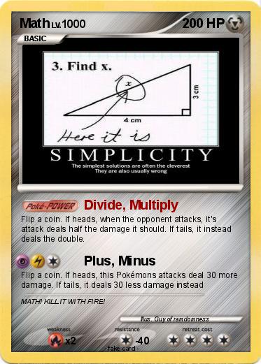 Pokemon Math