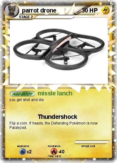 Pokemon parrot drone