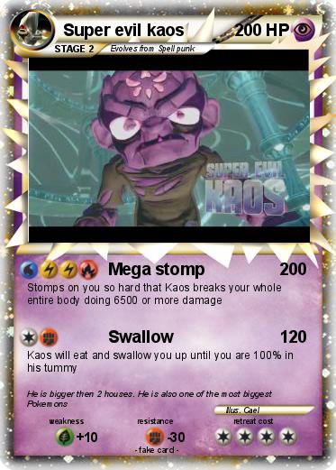 Pokemon Super evil kaos