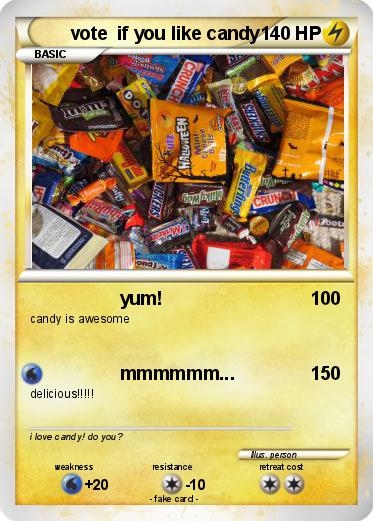 Pokemon vote  if you like candy